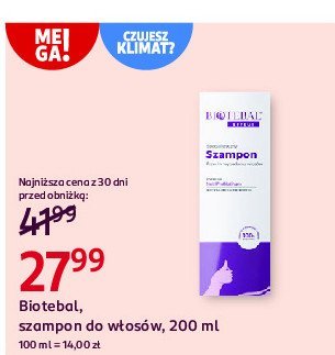 Szampon przeciw wypadaniu w艂os贸w Biotebal promocja