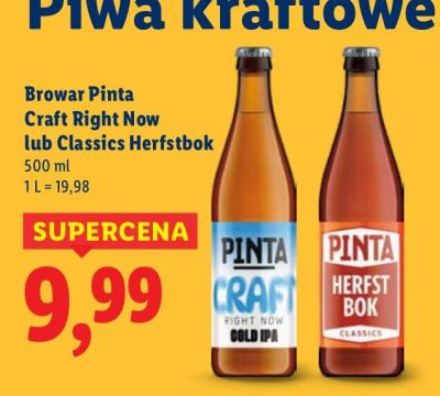 Piwo Classics Herfstbok promocja w Lidl