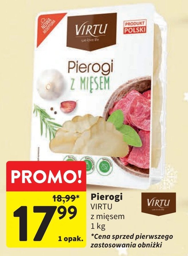 Pierogi z mięsem Virtu promocja