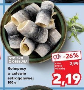 Rolmposy marynowane promocja w Kaufland