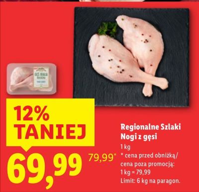 Nogi z gęsi promocja w Lidl