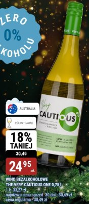 Wino bezalkoholowe The Very Cautious One 0,75 l promocja w bi1