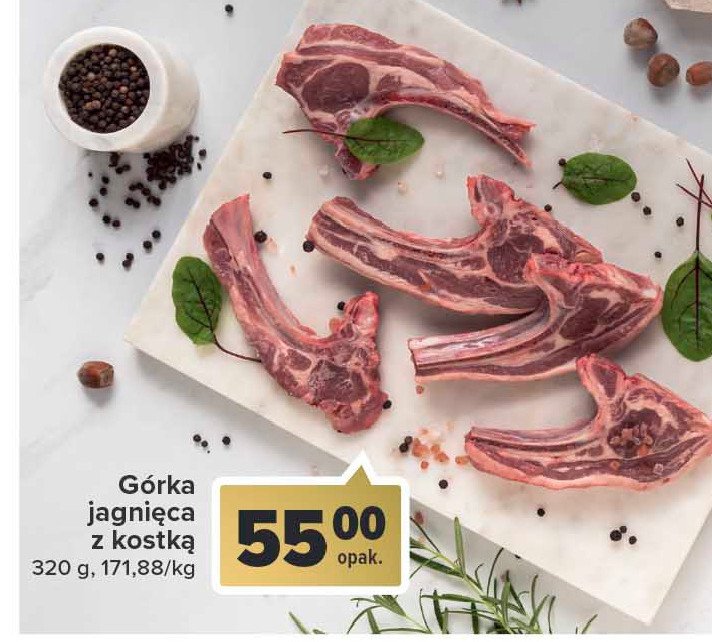 Górka jagnięca z kością promocja