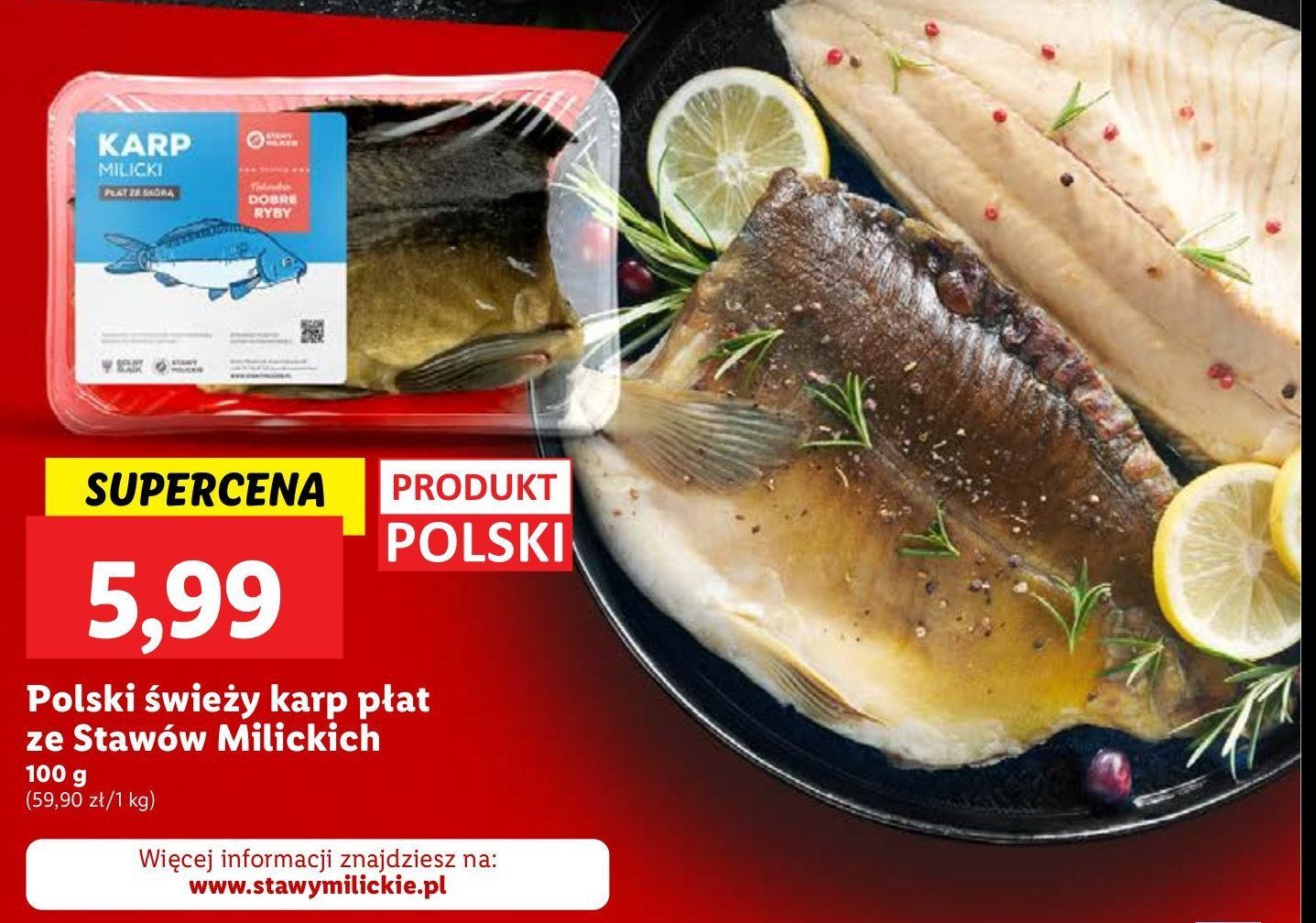 Karp płat ze stawów malickich promocja