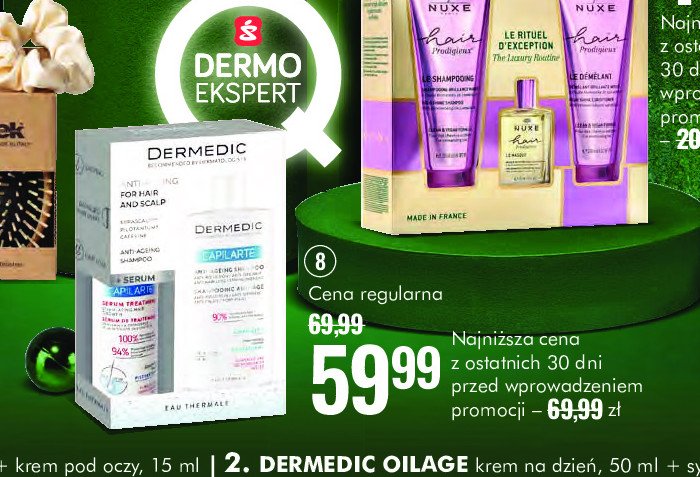 Zestaw capilarte: szampon 300 ml + serum 150 ml Dermedic zestaw promocja w Super-Pharm