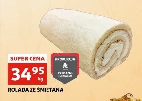 Rolada ze śmietaną Auchan promocja