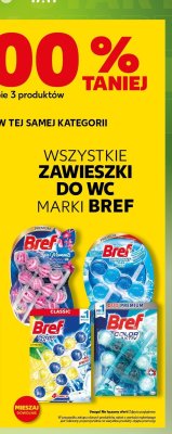 Wszystkie zawieszki do WC Bref trzeci -100% taniej promocja w Kaufland