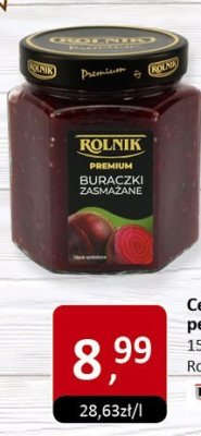 Buraczki zasmażane wybrane rodzaje 540g Rolnik promocja w Market Point