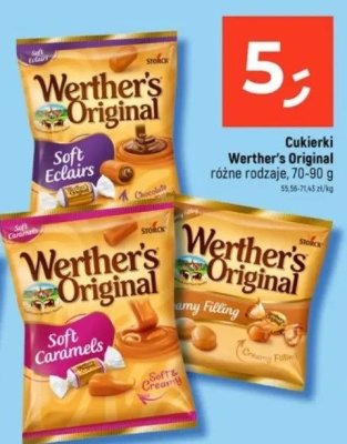 Cukierki Werther's Original różne rodzaje 70-90 g promocja w Dealz