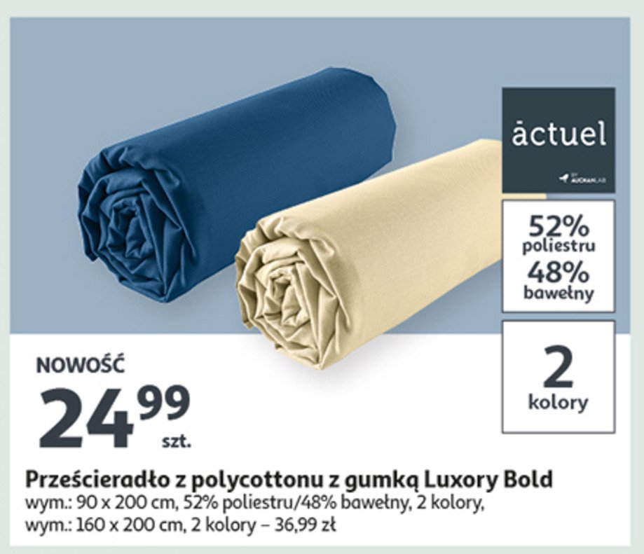 Prze艣cierad艂o z gumk膮 luxory bold 160 x 200 cm promocja