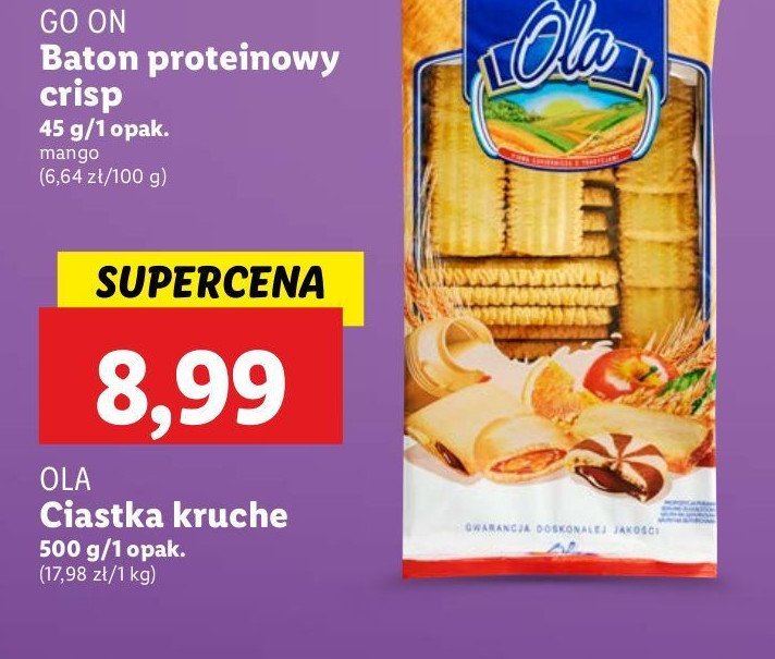 Ciasteczka babuni Ola promocja