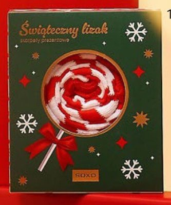 Skarpety prezentowe Świąteczny lizak promocja w Rossmann
