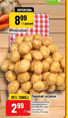 Ziemniaki wczesne promocja w POLOmarket
