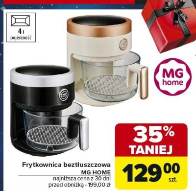 Frytkownica beztłuszczowa MG Home promocja w Carrefour
