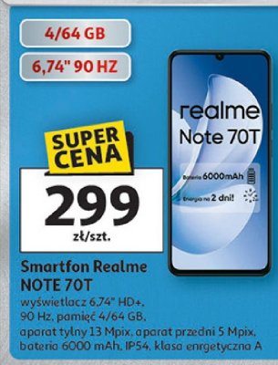 Smartfon Realme NOTE 70T promocja w Auchan