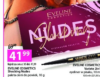 Paleta cieni shocking nudes Eveline cosmetics promocja