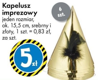 Kapelusz imprezowy promocja w Tedi
