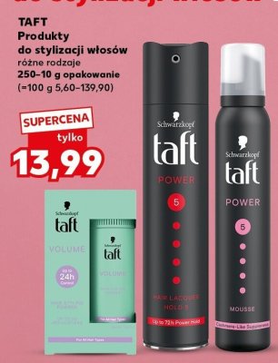 Produkty do stylizacji włosów  różne rodzaje  promocja w Kaufland