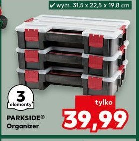 Organizer na narzędzia 3-częściowy Parkside promocja w Kaufland