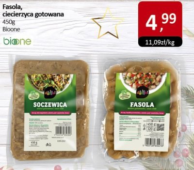 Fasola, ciecierzyca gotowana Bioone promocja w Market Point
