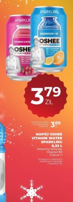 Napój OSHEE Vitamin Water Sparkling 0,33 L Witaminy-Minerały, Magnez-B6 promocja w Duży Ben