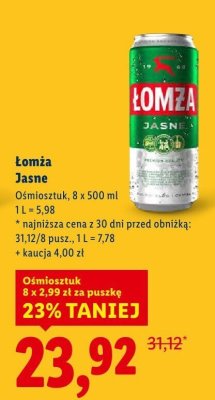 Piwo promocja w Lidl