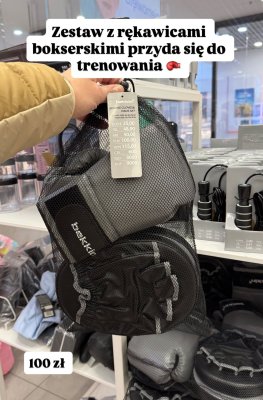 Zestaw z rękawicami bokserskimi  promocja w Pepco