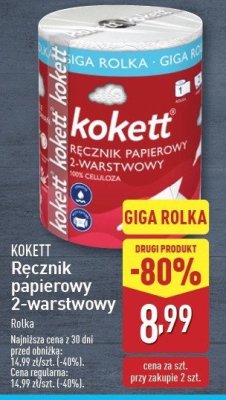 Ręcznik papierowy 2-warstwowy Kokett promocja