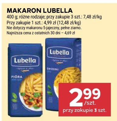 Makaron Lubella promocja w Stokrotka