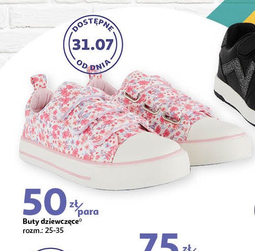 Buty dziewczęce 25-35 Auchan inextenso promocja