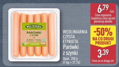 Parówki z szynki promocja w Aldi