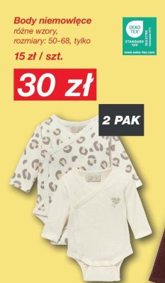 Body niemowlęce różne wzory, rozmiary: 50-68 promocja w KiK