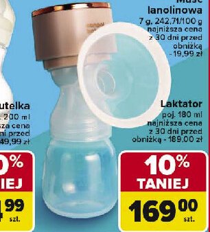 Laktator 180 ml Canpol babies promocja w Carrefour
