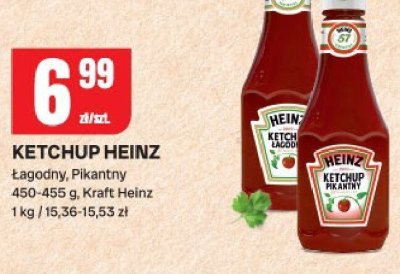 Ketchup Heinz łagodny, pikantny promocja w Chorten