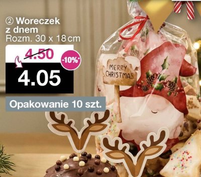 Woreczek z dnem Rozm. 30 x 18cm Opakowanie 10 szt. promocja w Woolworth