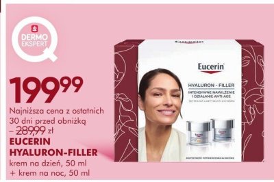 Krem EUCERIN HYALURON-FILLER na dzień, 50 ml + krem na noc, 50 ml promocja w Super-Pharm