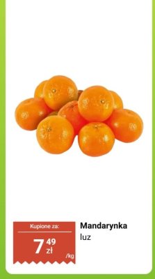Mandarynka luz promocja w Dino