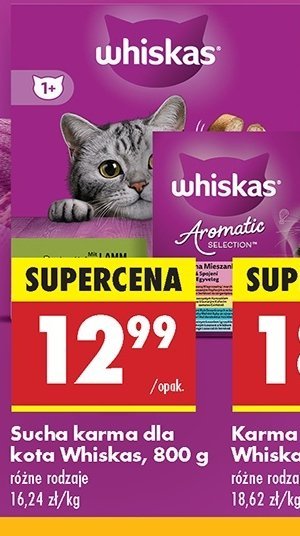 Karma dla kota indoor z kurczakiem Whiskas promocja