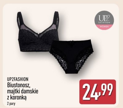 Biustonosz, majtki damskie z koronką UP2FASHION promocja w Aldi