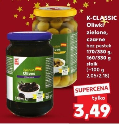 Oliwki czarne bez pestek promocja w Kaufland