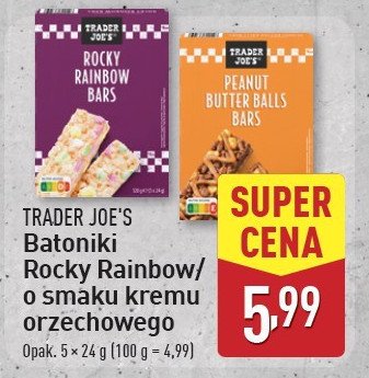 Batony rocky rainbow Trader joe's promocja w Aldi