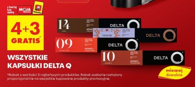 Kapsułki do kawy Delta Q Intensity 12+ promocja w Biedronka