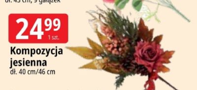 Kompozycja jesienna promocja w Leclerc