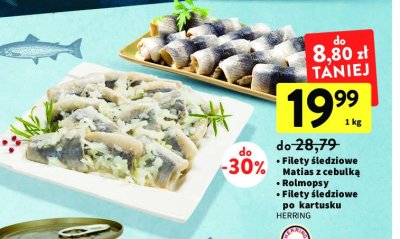 Filety śledziowe po kartusku Herring promocja