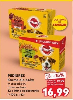 Karma dla psa wo艂owina Pedigree promocja
