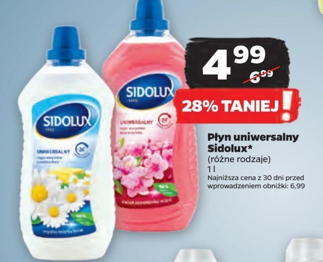 Płyn do mycia Sidolux Uniwersalny -  mydło marsylskie promocja