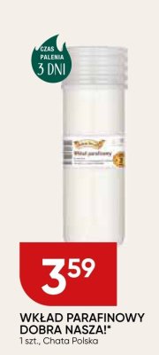 Wkład parafinowy Dobra Nasza Chata Polska 1 szt. promocja w Chata Polska