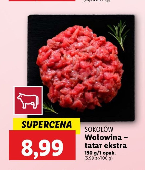 Tatar wołowy premium Sokołów promocja