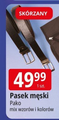 Pasek męski Pako promocja w Leclerc
