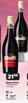 Wino Mogen David Concord promocja w Netto